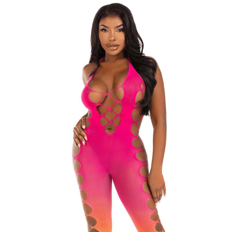 LEG AVENUE – BODYSTOCKING CHEVILLE SUNSET