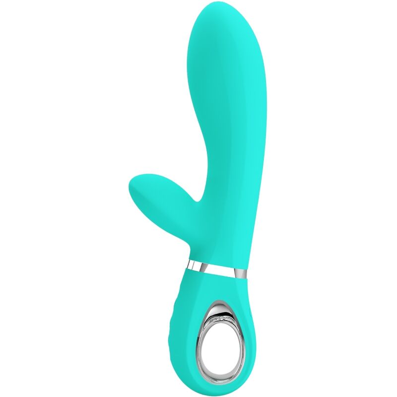 PRETTY LOVE – VIBRATEUR MULTIFONCTION G-SPOT THOMAS VERT AQUA