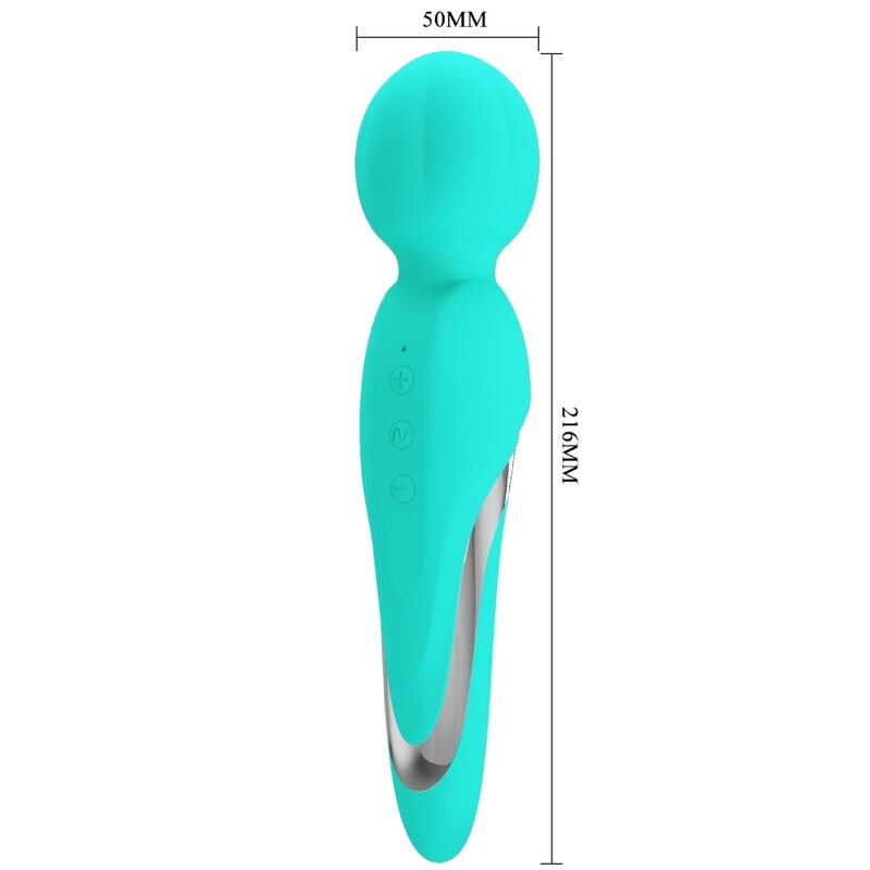 PRETTY LOVE – WALTER VIBRATEUR WAND AQUA VERT