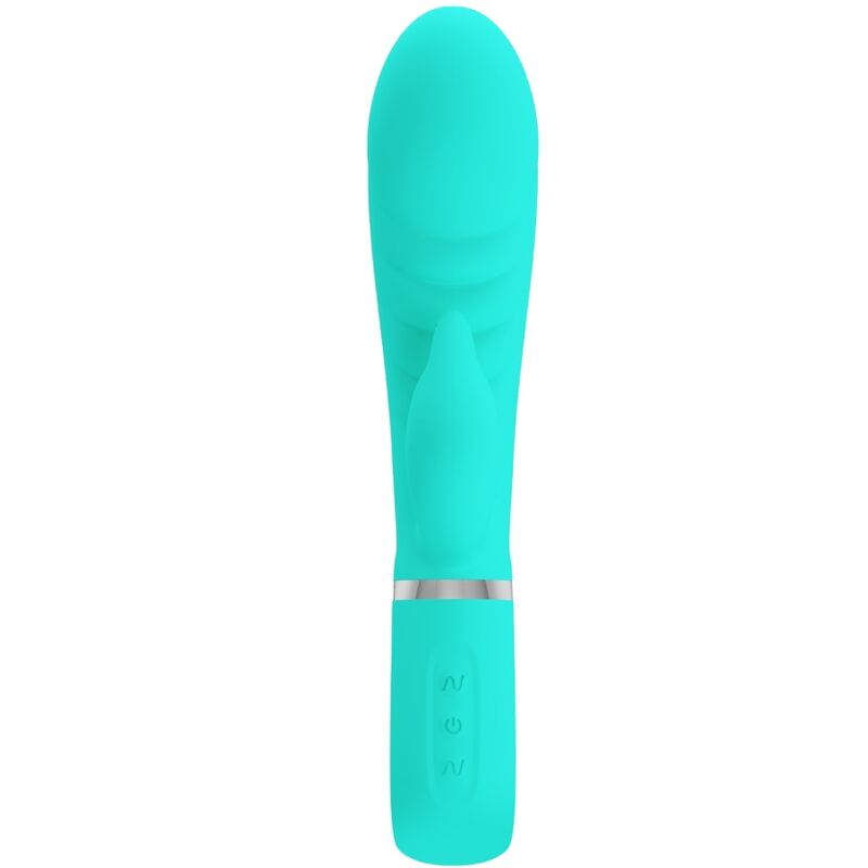PRETTY LOVE – VIBRATEUR MULTIFONCTION G-SPOT PRESCOTT VERT AQUA