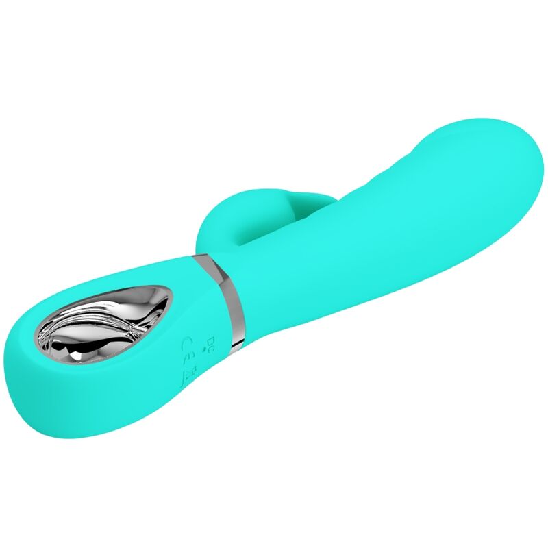 PRETTY LOVE – VIBRATEUR MULTIFONCTION G-SPOT PRESCOTT VERT AQUA