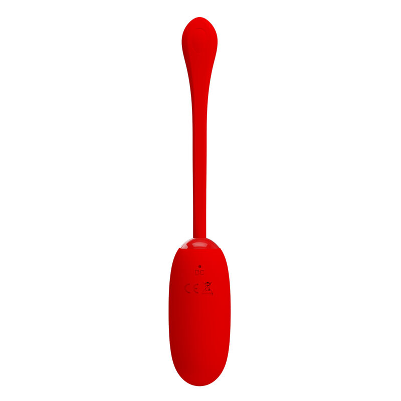 PRETTY LOVE – OEUF VIBRANT JULIUS IMPERMÉABLE-RECHARGEABLE ROUGE