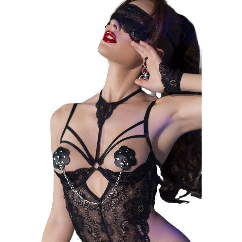 CHILIROSE – CR 4675 CACHE TÉTONS NOIR