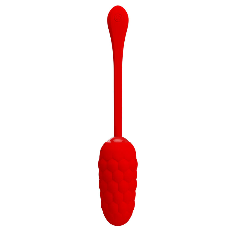 PRETTY LOVE – OEUF VIBRANT  TEXTURE MARINE RECHARGEABLE ROUGE
