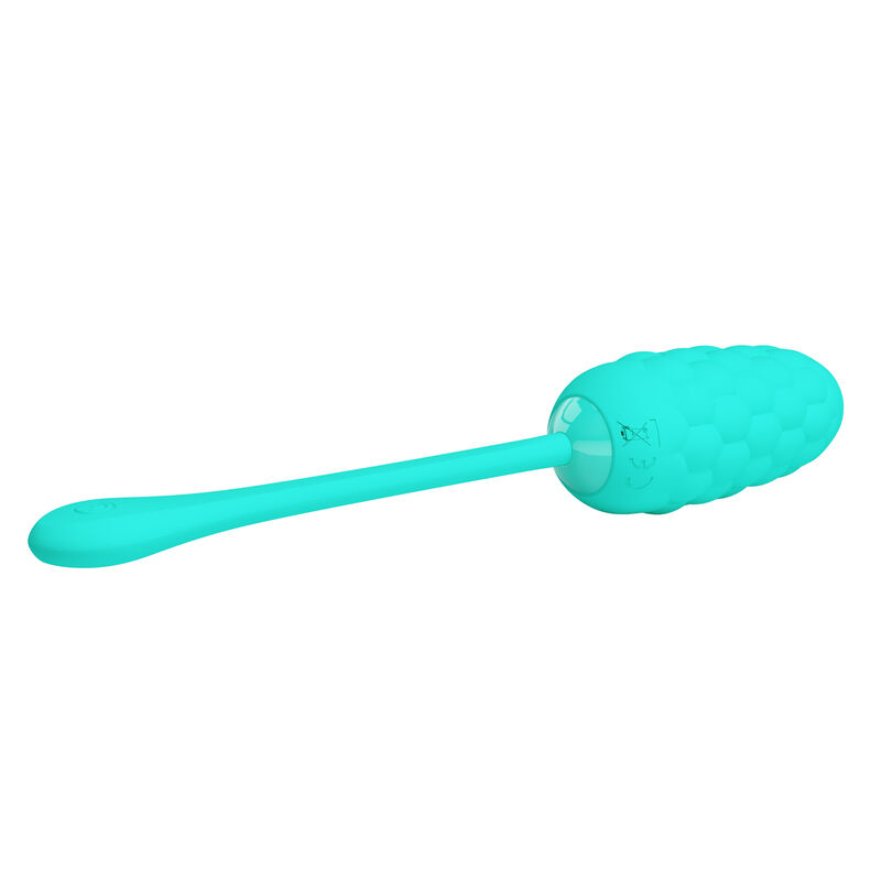 PRETTY LOVE – OEUF VIBRANT  TEXTURE MARINE RECHARGEABLE AQUA GREEN