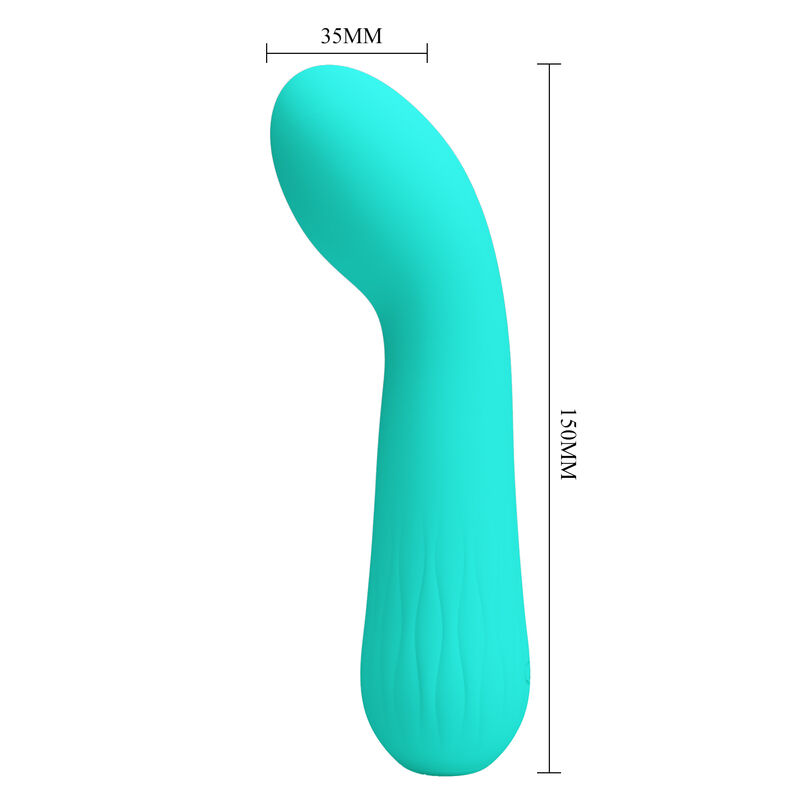 PRETTY LOVE – VIBRATEUR RECHARGEABLE FAUN VERT AQUA