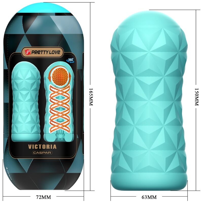 PRETTY LOVE – MASTURBATEUR VICTORIA CASPAR VERT AQUA