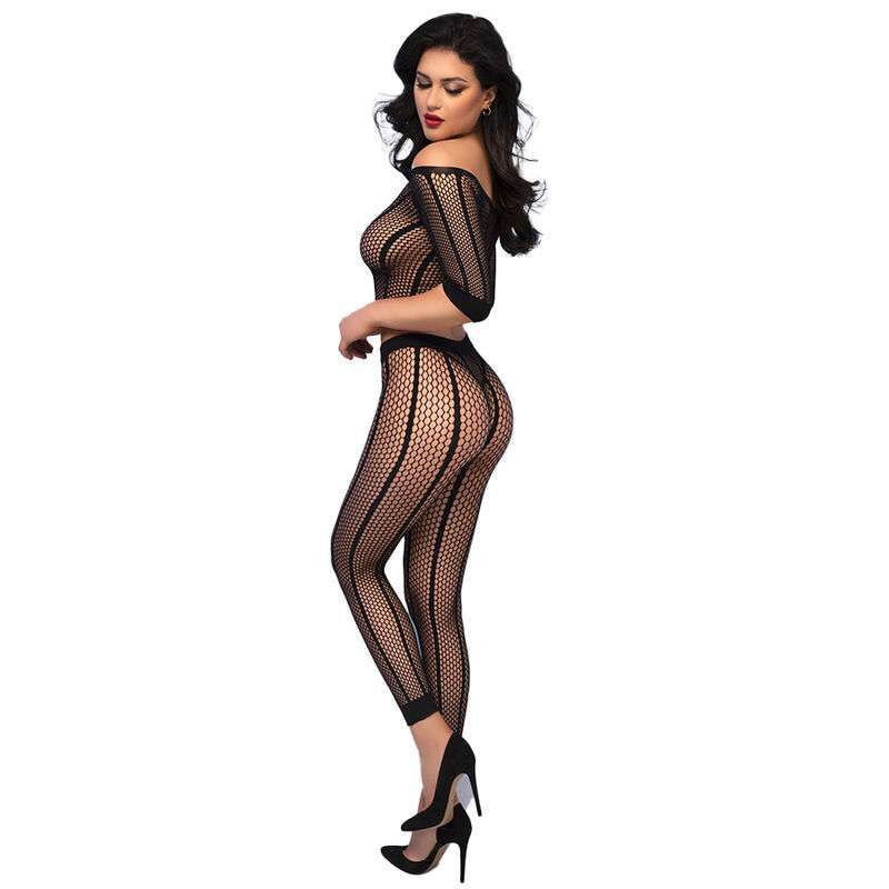 CHILIROSE – CR 4647 TOP  LEGGINS NOIR S/M