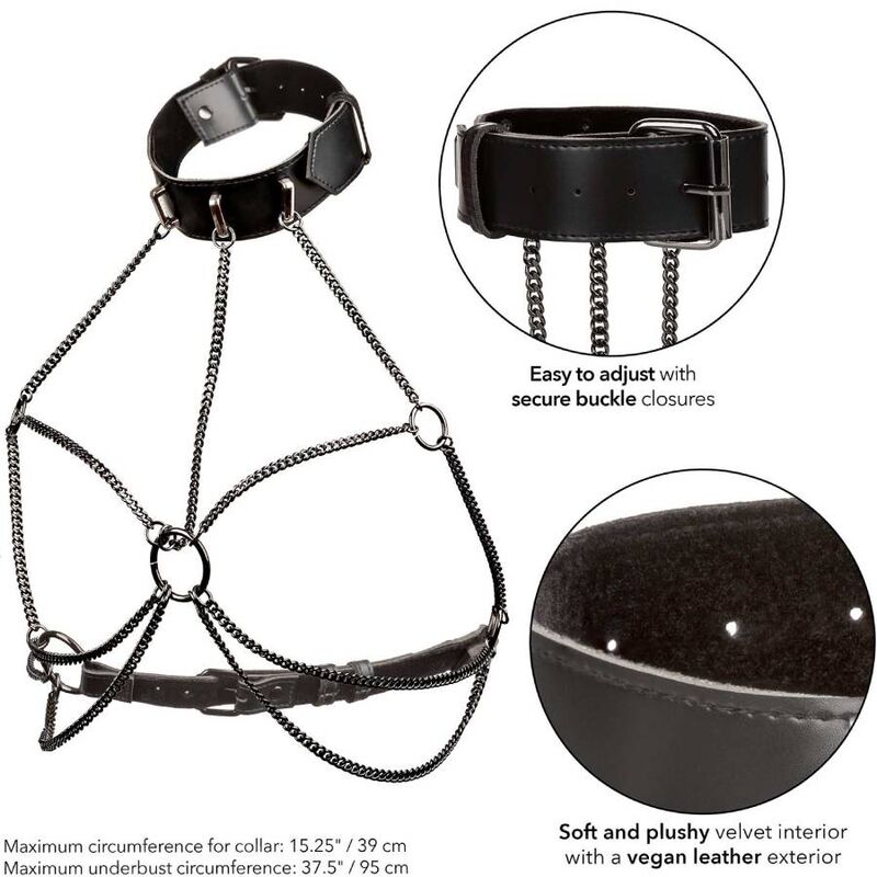 CALEXOTICS – EUPHORIA HARNAIS COLLIER MULTI CHAÎNES