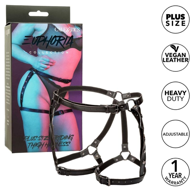 CALEXOTICS – EUPHORIA HARNAIS DE CUISSE DÉQUITATION TAILLE PLUS
