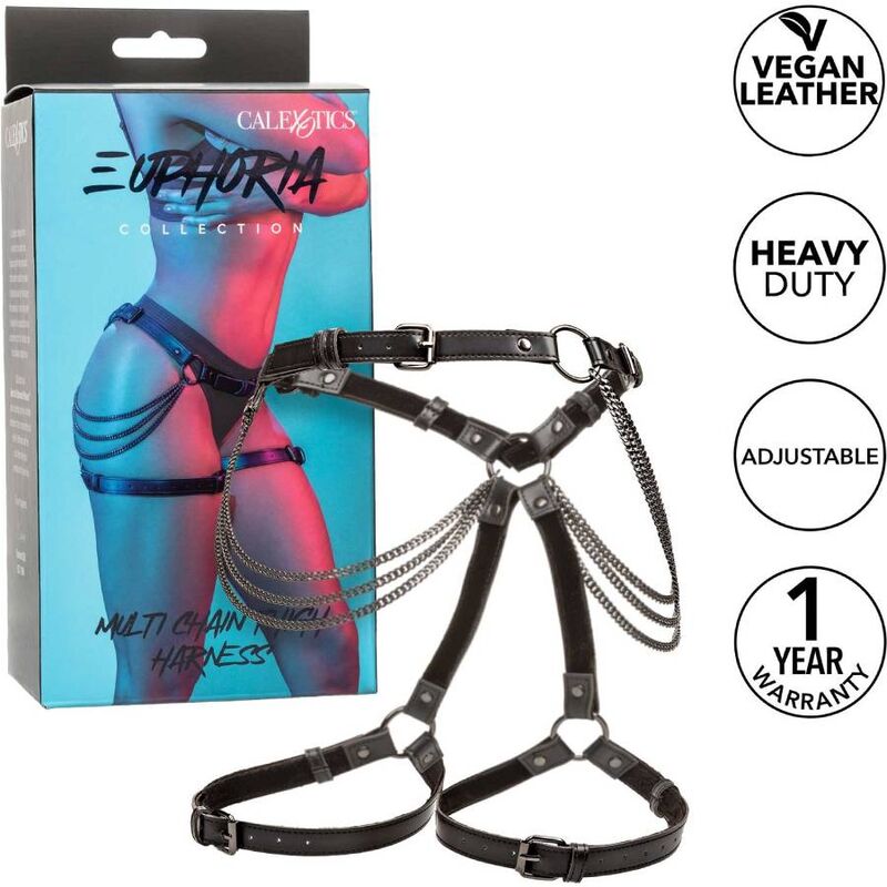 CALEXOTICS – EUPHORIA HARNAIS DE CUISSES MULTI CHAÎNES