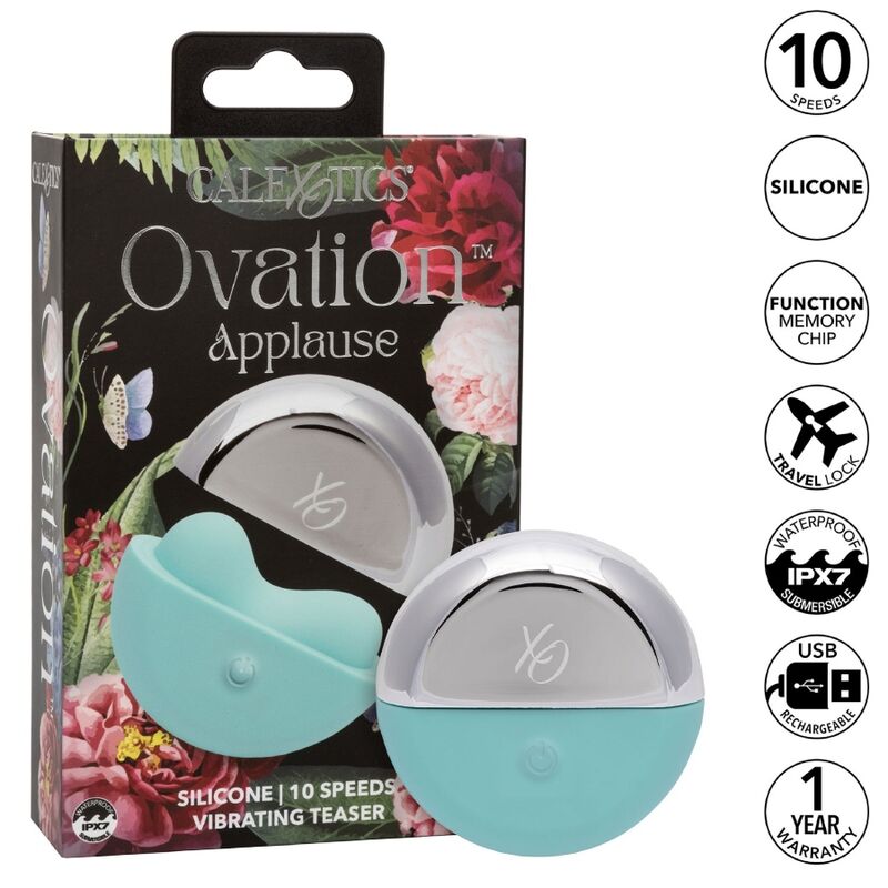 CALEXOTICS – OVATION STIMULATEUR DAPLAUSES VERT AQUA
