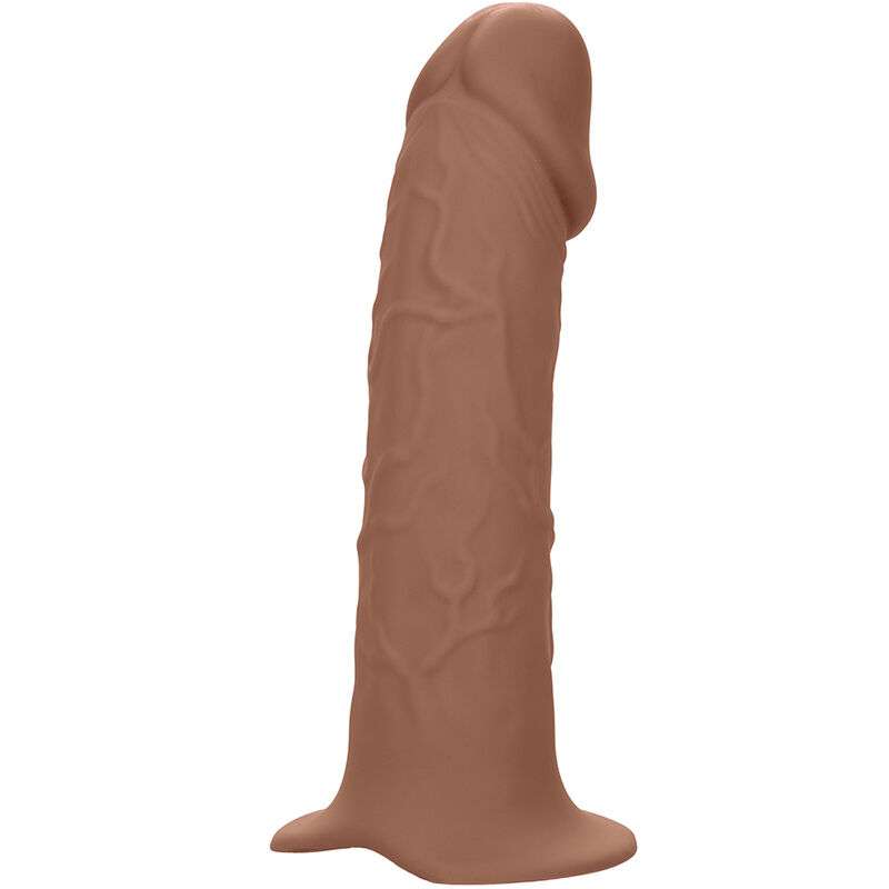 CALEXOTICS – EXTENSION PERFORMANCE MAXX RÉALISTE AVEC HARNAIS PEAU MARRON