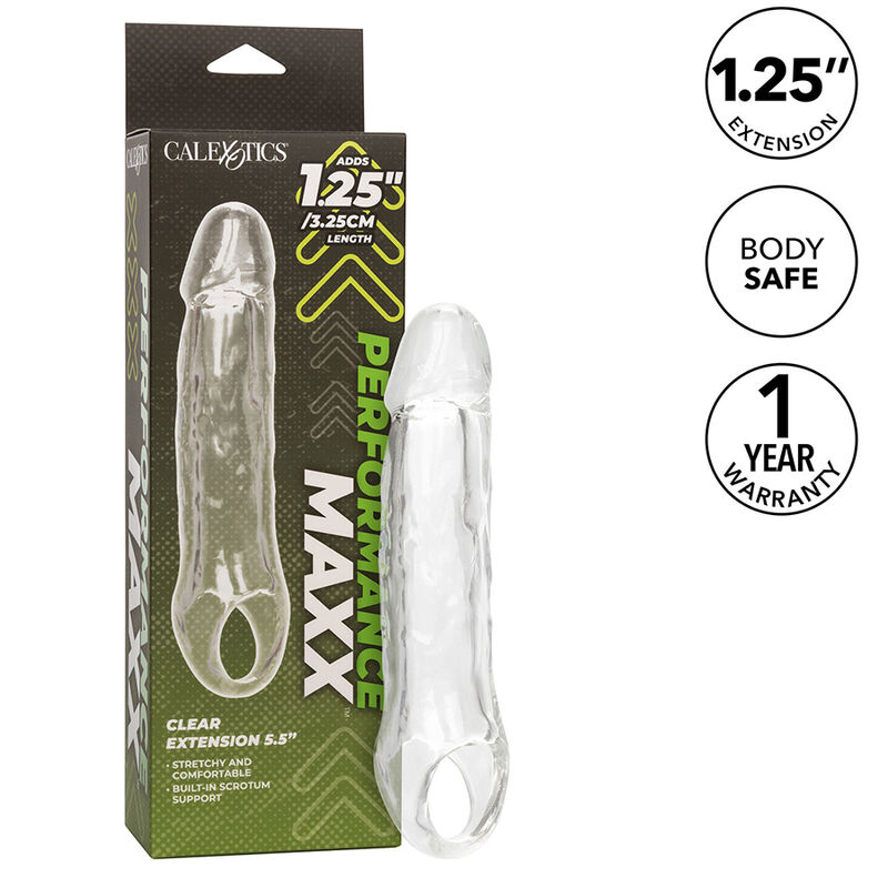 CALEXOTICS – EXTENSION PERFORMANCE MAXX CLEAR 5,5 TRANSPARENTE