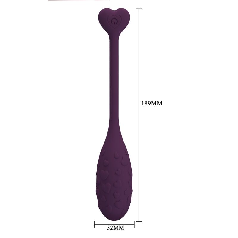 PRETTY LOVE – FISHERMAN OEUF VIBRANT CONTRÔLÉ PAR APPLICATION LILA