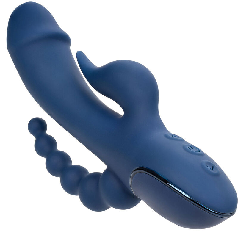 CALEXOTICS – VIBRATEUR TRIPLE ORGASME BLEU