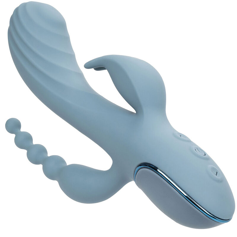 CALEXOTICS – VIBRATEUR TRIPLE ECSTASY GRIS