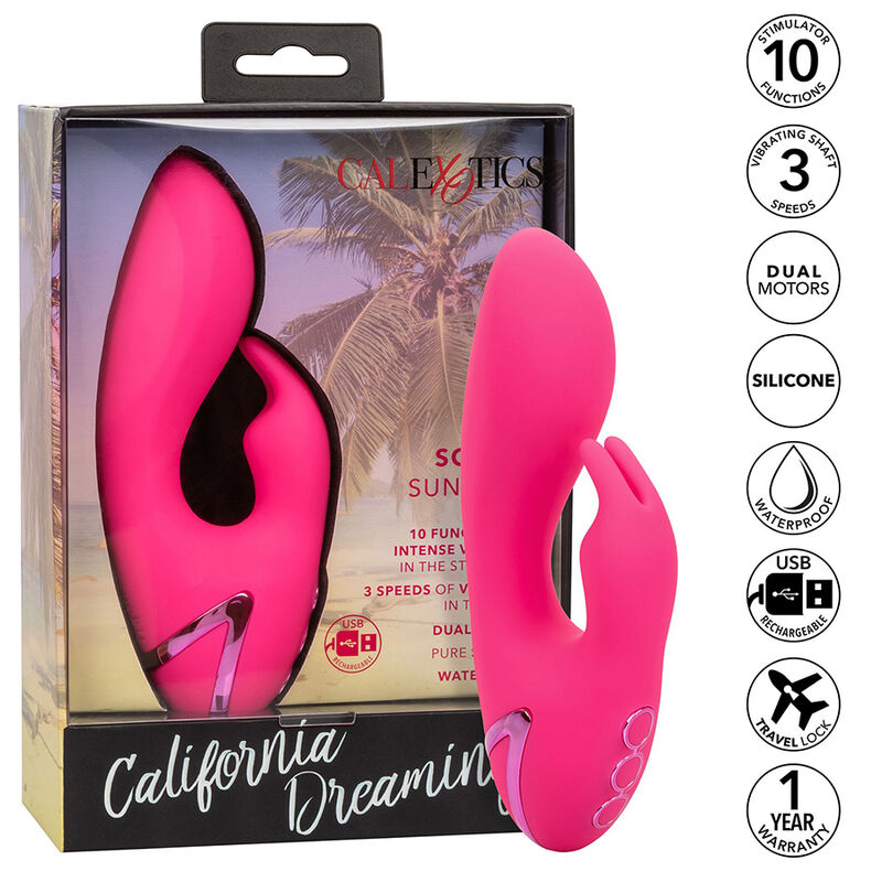 CALEXOTICS – DONC. VIBRATEUR CAL SUNSHINE RABBIT FUCHSIA PAR CALIFORNIA DREAMING