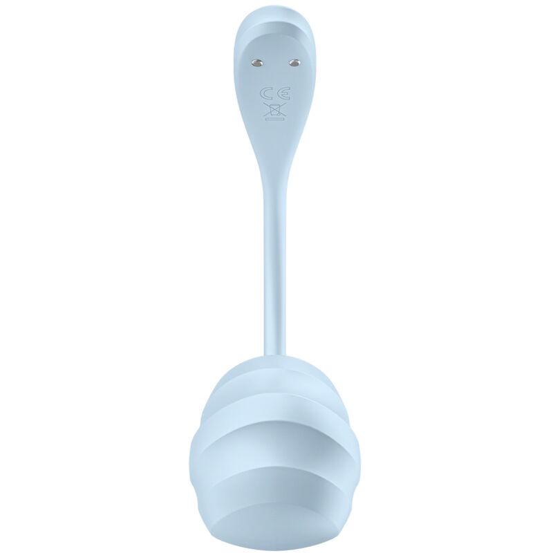 SATISFYER – APPLICATION GRATUITE STIMULATEUR DE POINT G PÉTALE LISSE BLEU CIEL