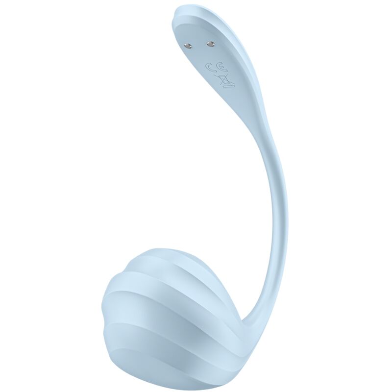 SATISFYER – APPLICATION GRATUITE STIMULATEUR DE POINT G PÉTALE LISSE BLEU CIEL