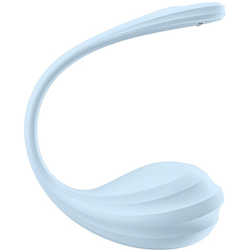 SATISFYER – APPLICATION GRATUITE STIMULATEUR DE POINT G PÉTALE LISSE BLEU CIEL