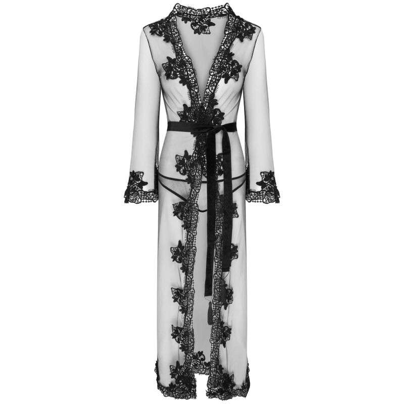 LIVCO CORSETTI FASHION – ROBE NOKINA LC XG055 + CULOTTE NOIR TAILLE UNIQUE