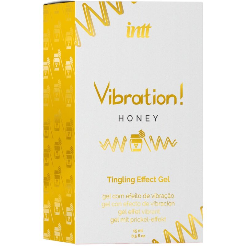 INTT – GEL VIBRATEUR LIQUIDE AU MIEL PUISSANT STIMULANT INTIME 15 ML