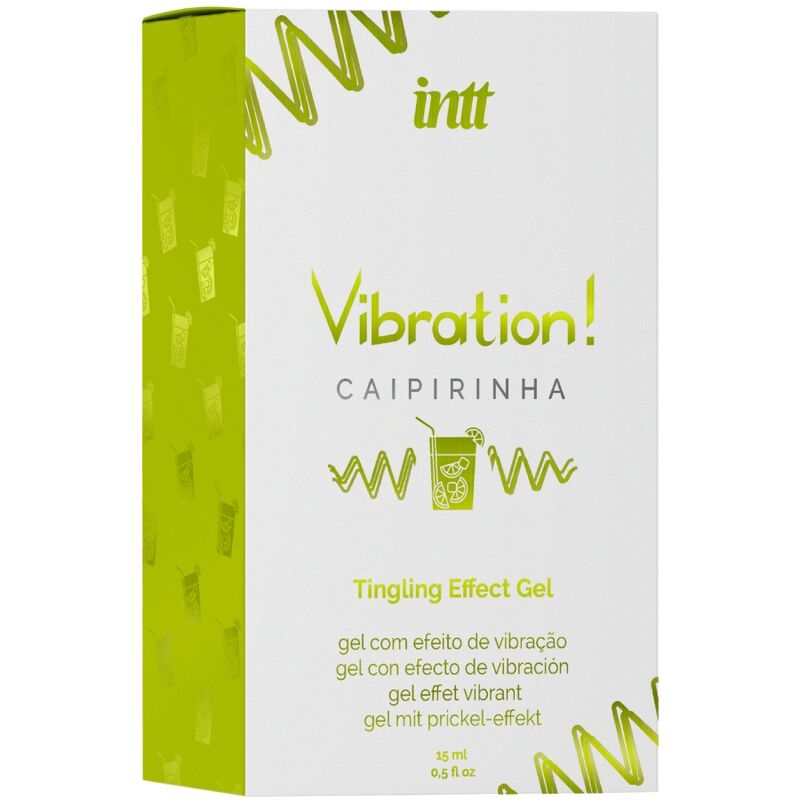 INTT – GEL VIBRATEUR LIQUIDE CAIPIRINHA PUISSANT STIMULANT INTIME 15 ML