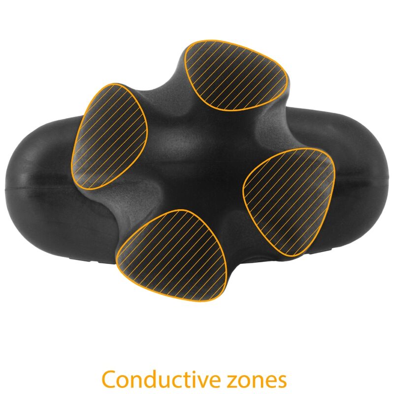 ELECTRASTIM – PLUG ANAL TARTARE QUADRIPOLAR SILICONE NOIR