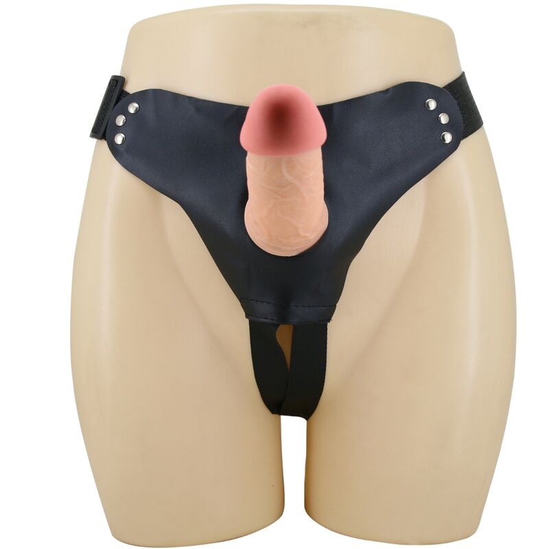 PRETTY LOVE – MAVIS HARNAIS CULOTTE UNIVERSELLE AVEC GODE 19 CM NATUREL