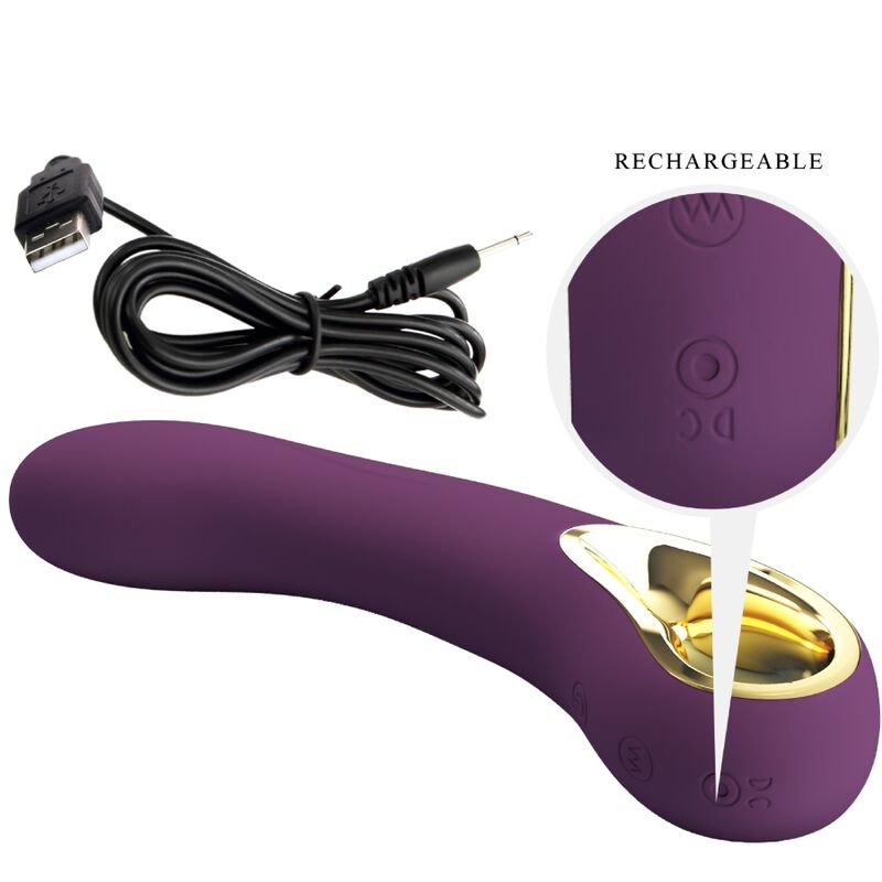 PRETTY LOVE – ETHAN VIBRATEUR RECHARGEABLE VIOLET