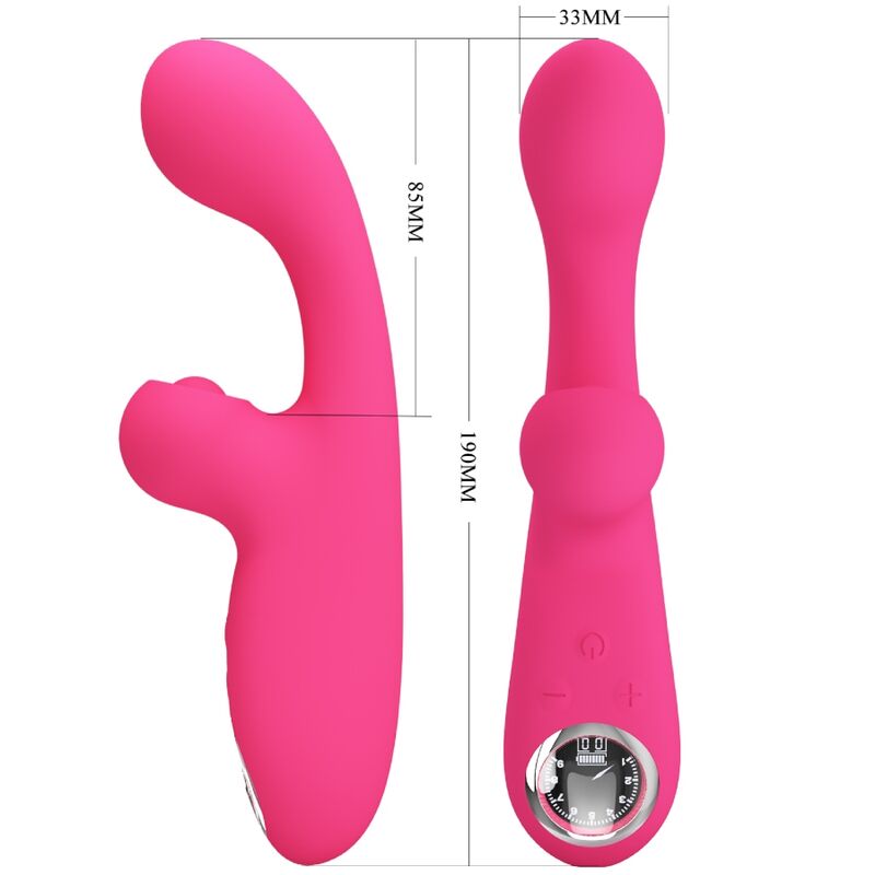 PRETTY LOVE – SKYLAR VIBRATEUR STIMULATEUR ROSE
