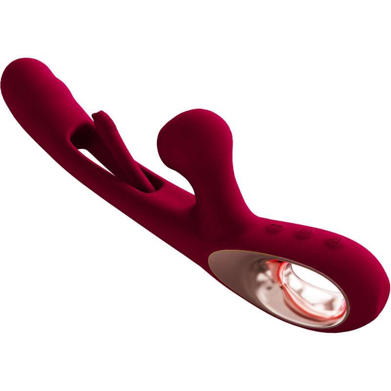 ARMONY – VIBRATEUR IMPACT SWING  DOUBLE STIMULATEUR MODÈLE 2 BORDEAUX