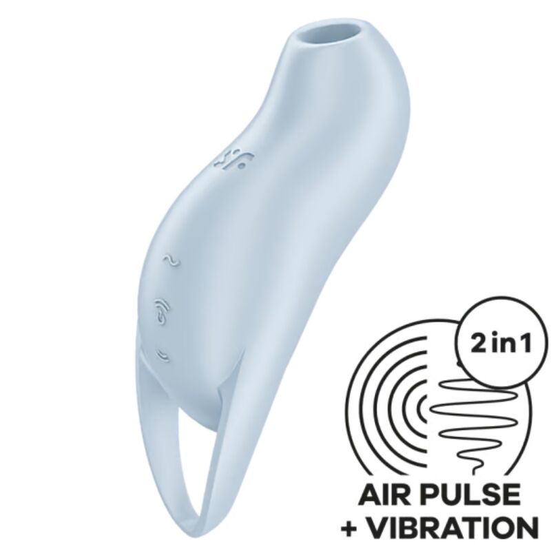 SATISFYER – POCKET PRO 1 STIMULATEUR DE CLITORIS BLEU CLAIR