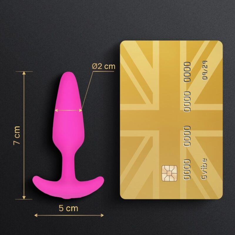 G-VIBE – GPLUG PLUG ANAL VIBRATEUR XS FUCHSIA