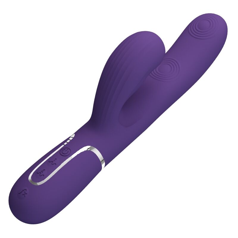 PRETTY LOVE – PERLITA VIBRATEUR G-SPOT 3 EN 1 MULTIFONCTION VIOLET