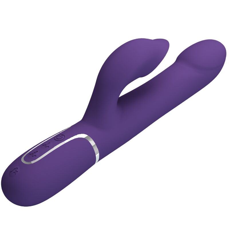 PRETTY LOVE – ZALIN PERLES VIBRATEUR LAPIN 4 EN 1 VIOLET