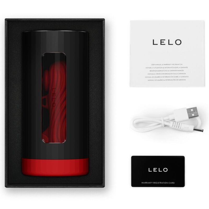 LELO – MASTURBATEUR MÂLE F1S V3 ROUGE XL