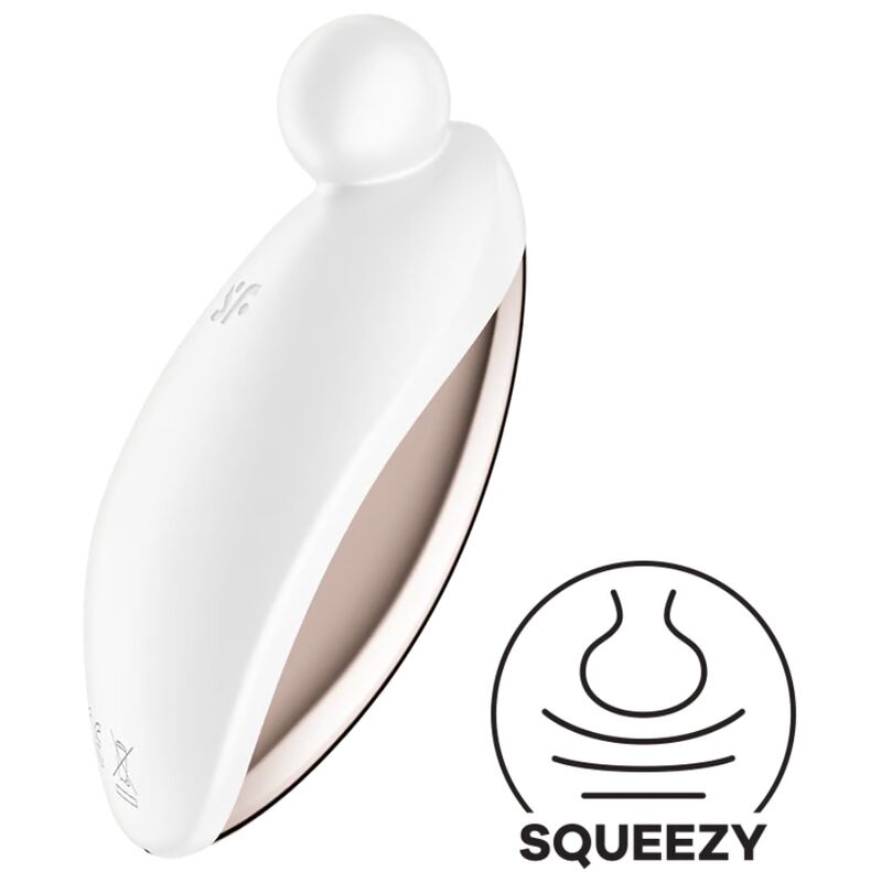 SATISFYER – SPOT ON 2 VIBRATEUR LAY-ON BLANC