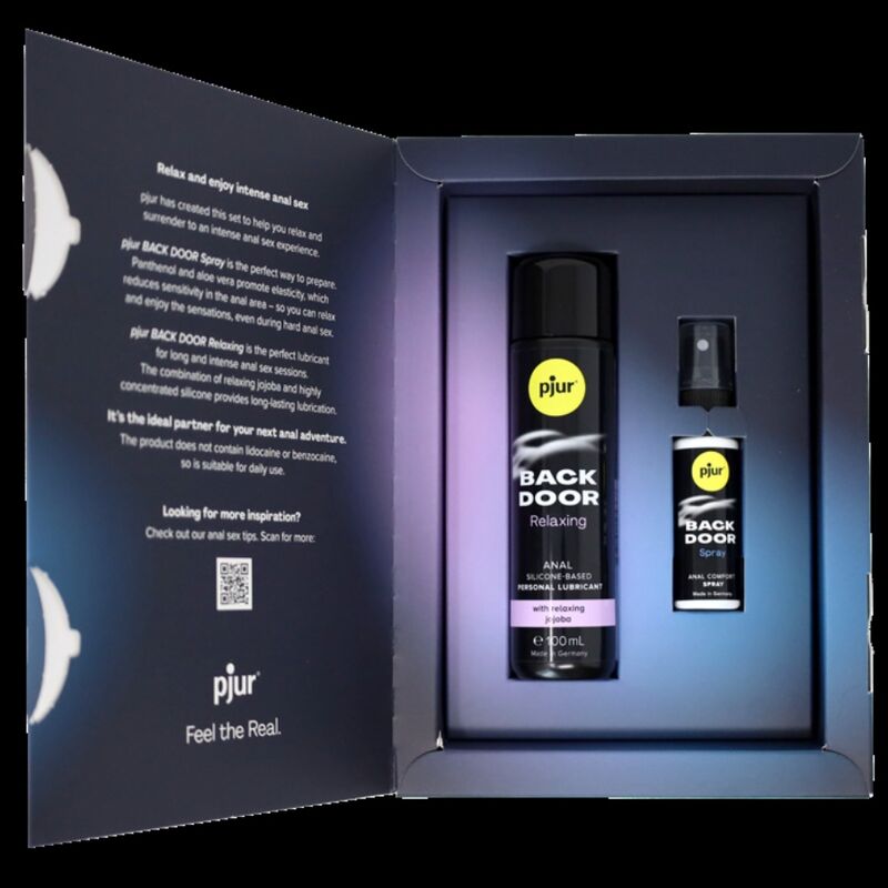 PJUR – BACK DOOR ENSEMBLE DE LUBRIFIANT ANAL ET SPRAY