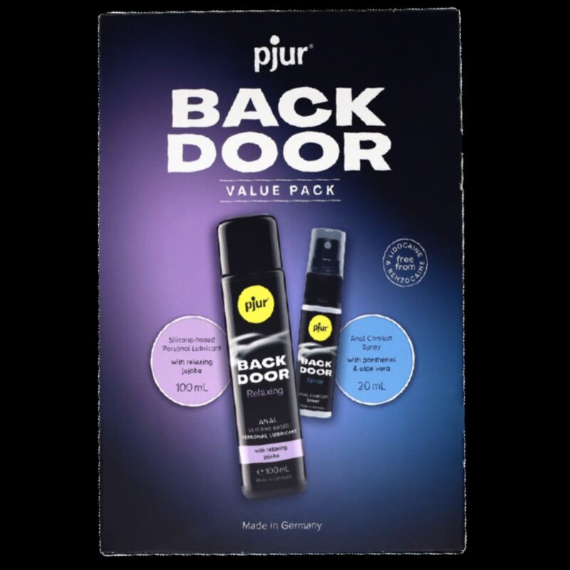 PJUR – BACK DOOR ENSEMBLE DE LUBRIFIANT ANAL ET SPRAY