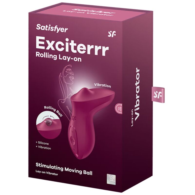 SATISFYER – VIBRATEUR EXCITERRR À POSER SUR LE CLITORIS FUCHSIA