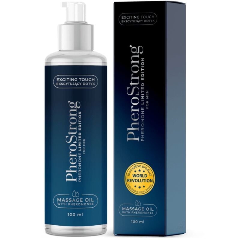 PHEROSTRONG – HUILE DE MASSAGE ÉDITION LIMITÉE POUR HOMME 100 ML