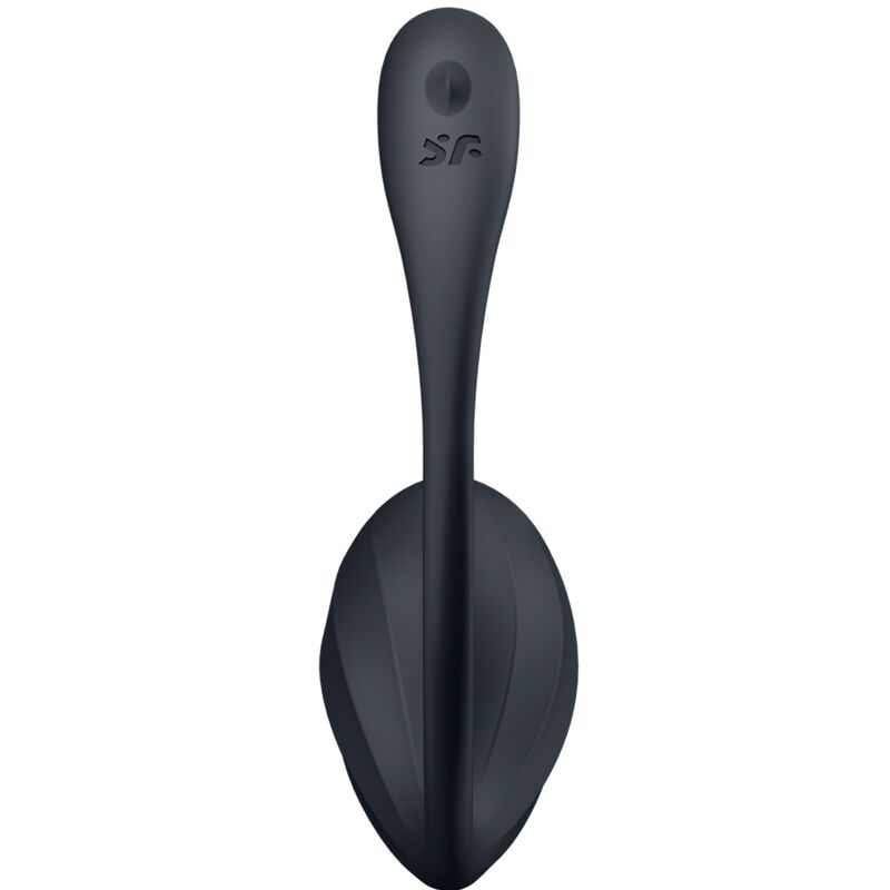 SATISFYER – RIBBED PETAL TÉLÉCOMMANDE DE STIMULATEUR DE POINT G NOIR APPLICATION GRATUITE