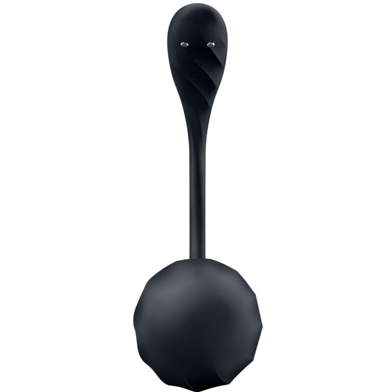 SATISFYER – RIBBED PETAL TÉLÉCOMMANDE DE STIMULATEUR DE POINT G NOIR APPLICATION GRATUITE