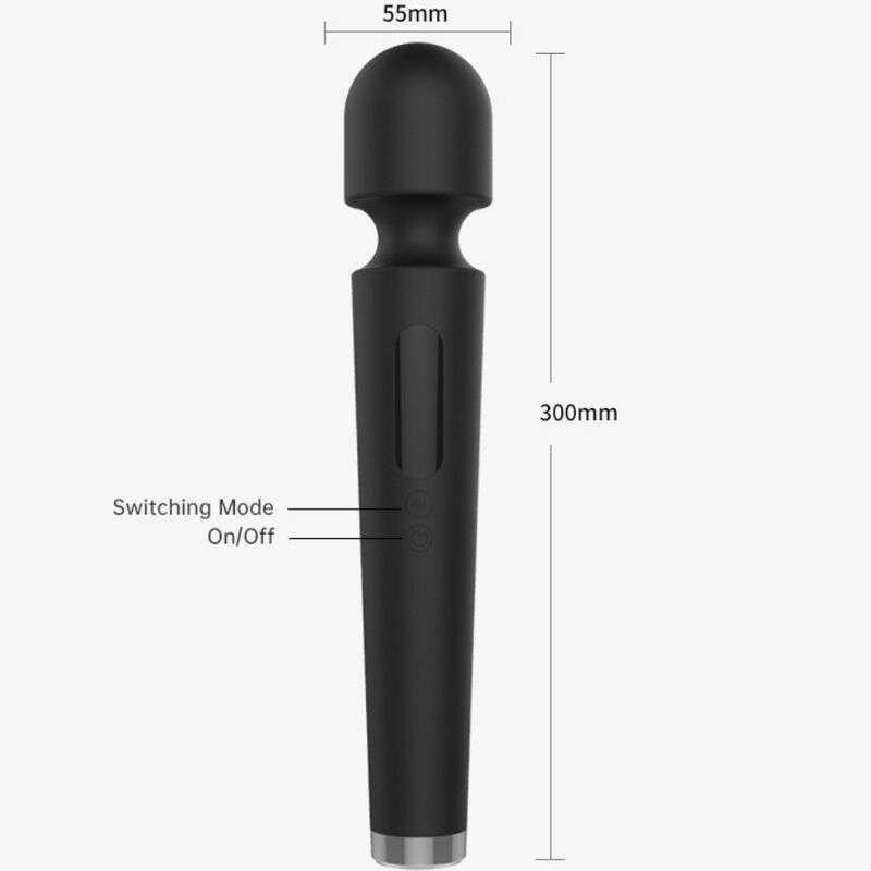 ARMONY – X POWER GRAND MASSAGE  VIBRATEUR 7 VIBRATIONS NOIR