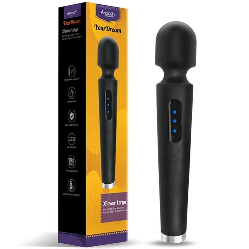 ARMONY – X POWER GRAND MASSAGE  VIBRATEUR 7 VIBRATIONS NOIR