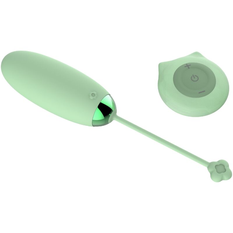 ARMONY – KITTY FUN EGG VIBRATEUR TÉLÉCOMMANDE 10 VIBRATIONS VERT