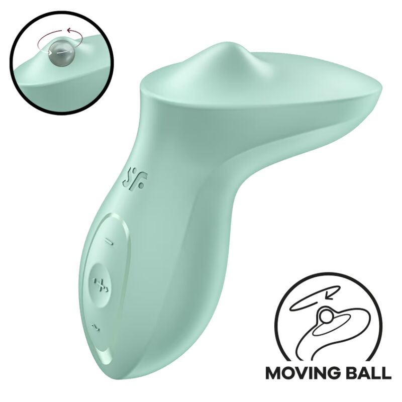 SATISFYER – VIBRATEUR EXCITERRR À POSER SUR LE CLITORIS MENTHE