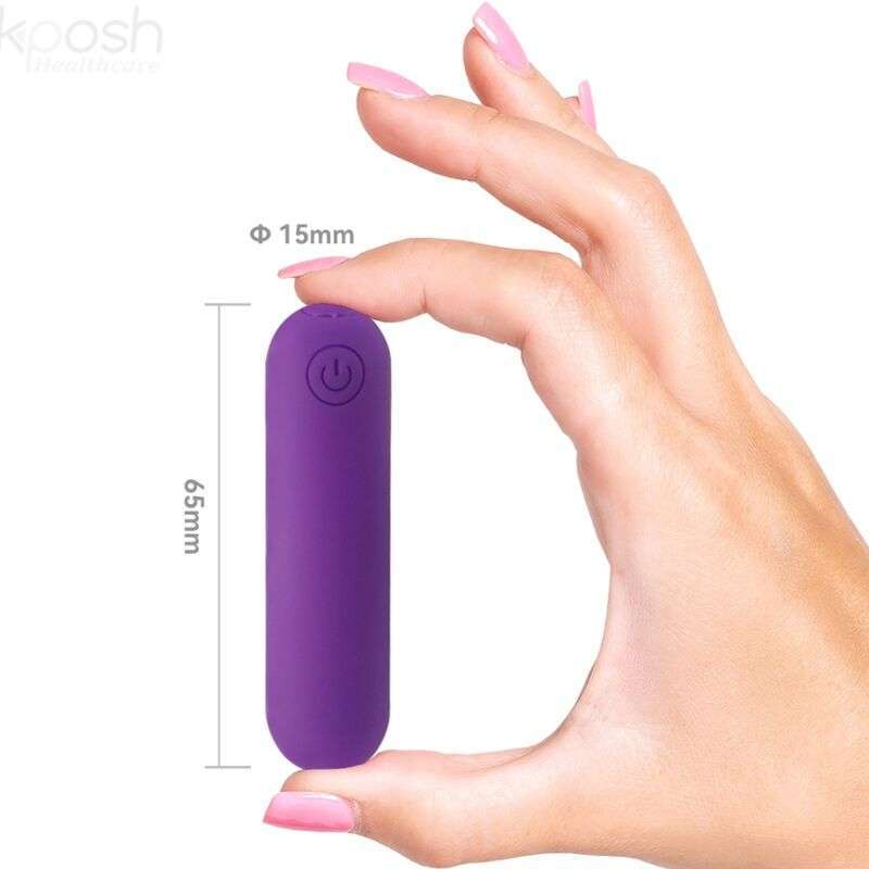 ARMONY – SPLASH JOLINE VIBRATEUR BULLET TÉLÉCOMMANDE EN SILICONE 10 VIBRATIONS 6.5 X 1.5 CM VIOLET